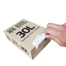 多用途塑膠袋 100入, 1個, 30L