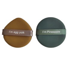 ARTBENI 水滴型粉撲+綠色圓形粉撲組, 混色, 1套