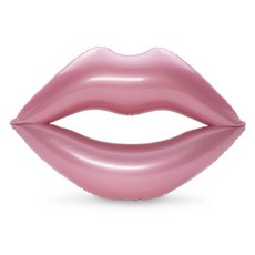 唇形游泳圈 180*160cm, 玫瑰金, 1個