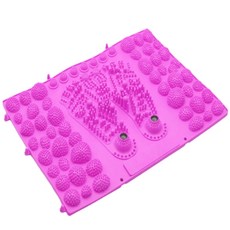 Vijesco 磁性 PVC 指壓針灸足部保健墊, 1個, 粉色的