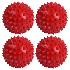 Bijesco手腳穴位按摩球, 紅色的, 4個