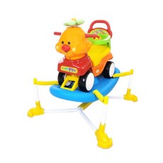 방귀대장 뿡뿡이 무소음바퀴 스프링카, 혼합색상, 1개