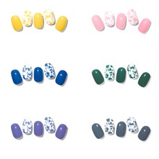 MisterBower Nudisco 豐盈凝膠指甲貼調色板, 混色, 1組