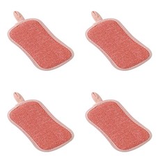 양면 주방 수세미 레드, 4개입, 1개