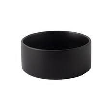 맘피스 단색 반려동물 물 밥그릇 1구, 블랙, 1개