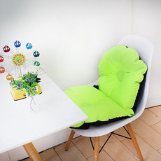 靠背坐墊, 綠色