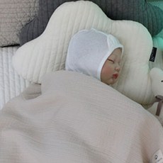 BEBE SMITH 莫代爾棉紗毯, 灰色