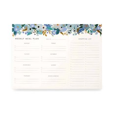 RIFLE PAPER GARDEN PARTY BLUE Mill Planner Pad, 混色, 1個