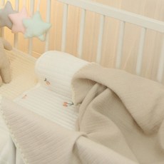 BEBE SMITH 莫代爾棉紗毯, 米色