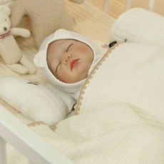 BEBE SMITH 莫代爾棉紗毯, 象牙白