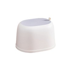 Enjoy Goods圓形可愛浴室椅 白色, 1個