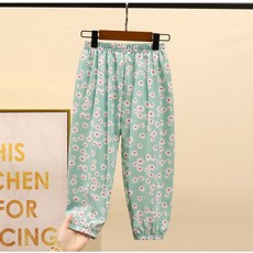 Arbe 兒童涼感透氣雛菊印花涼爽褲