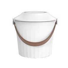 반려동물 블루스퀘어 스마트 사료보관통 FC-C17, 화이트, 8L, 1개