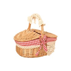 아트베니 라탄 피크닉바구니 E형, 브라운, 1개