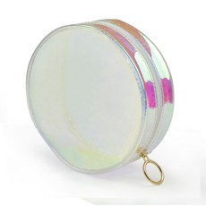 雷射透明圓形化妝包