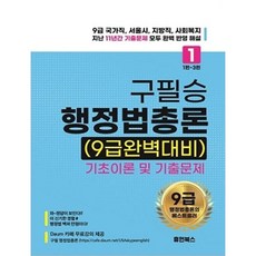구필승 행정법총론 세트:9급완벽대비, 휴먼북스