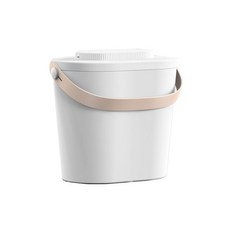 반려동물 블루스퀘어 자물쇠 사료보관통 FC-C01, 화이트, 12L, 1개