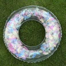 夏日愛情網狀羽毛泳圈 90㎝, 五種顏色, 1個