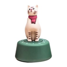 Enjoy Goods站立貓咪定時器, 綠色, 1個