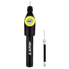 star Sports 雙向壓力表泵XA1085, 黑色的