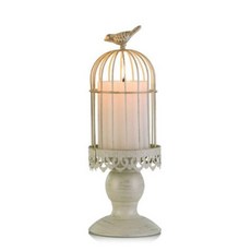 Dipower Shop Iliya室內裝飾燭台 中, 白色的