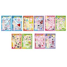 守護甜心 燙金穿搭貼紙 10入, 混合色