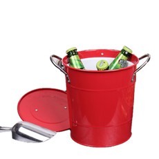 藍色摩登葡萄酒冷卻冰桶冰塊夾組 紅色 ET21-01777, 1套