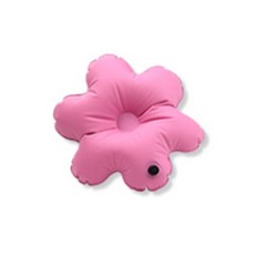 HANYANG MSL 簡約素色花朵造型坐墊, 粉色的