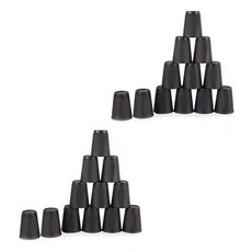 競速疊杯組 12入 2組, 黑色的