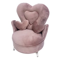 情人節紅色愛心收納沙發Paola Reina娃娃道具, 紫心