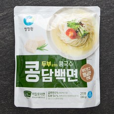 청정원 콩담백면 콩국수, 380g, 1개