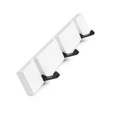 프랑온드 접이식 다용도 후크 걸이 3구, 1개, 화이트