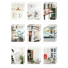 Monolike Photo Note 城市生活卡片 9 x 2p + 信封 18p, 混色, 1套