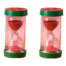 水果造型10分沙漏計時器 2入, 西瓜