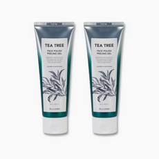 ALLIONE 臉部茶樹去角質凝膠, 2條, 120ml