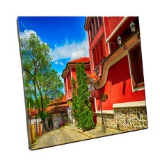 HTP 磁磚 C1868, 普羅夫迪夫的紅色住宅建築, 1個