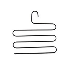 手錶圓點S形褲架, 黑色的, 1個