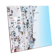 HTP瓷磚 C1821, 聖托里尼的白色立面建築, 1個