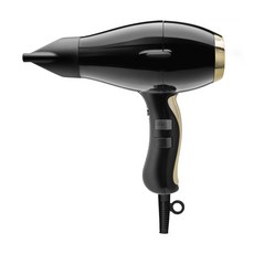 elchim 3900 烘乾機 2000W, 3900 HEALTHY IONIC, 黑色 + 金色