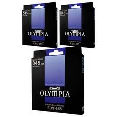 OLYMPIA 標準貝司弦 3p, EBS-455, 混色