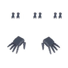 대림 수잔모델 1:100 MG 전지 가동손 디테일업 손파츠 세트 B 메카니컬 그레이, 1세트