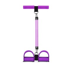 Momosop 家庭訓練普腹部鍛煉踏板繩, 淺紫色