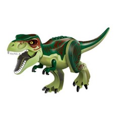 大型暴龍恐龍樂高兼容積木, 綠色