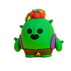 브롤스타즈 라인프렌즈 콜라보 열쇠고리 피규어 랜덤발송, 1개