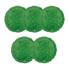 森林亮片氣球 45cm, 綠色, 5個