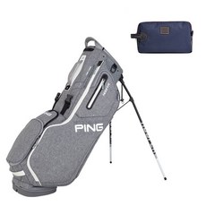 핑 남성용 HOOFER 스탠드백 + 더멀리 파우치, 그레이화이트