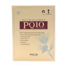 필로스화장품 PQ10 하이드로겔 골드 마스크팩, 5개입, 1개