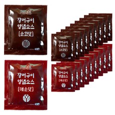 이츠쉐프 장어소스 매운맛 10p + 순한맛 10p 세트, 1세트, 50g