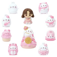 I Love Character Molang 10週年公仔套組 粉紅版, 1套