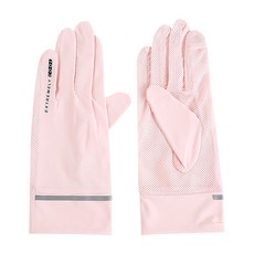 Harvestival 防曬自行車女用手套, 淺粉紅色